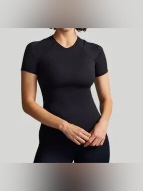 Tommy Copper Compression shoulder support  Black Short Sleeve Performance 2X